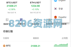 【商业资源】Bbucoin多语言币币交易所/计划分析师/日夜模式/矿机/秒合约/期权/带开源工程及搭建教程