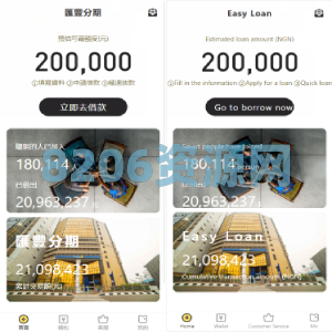 双语言小额贷款源码/套路贷系统/海外贷款系统