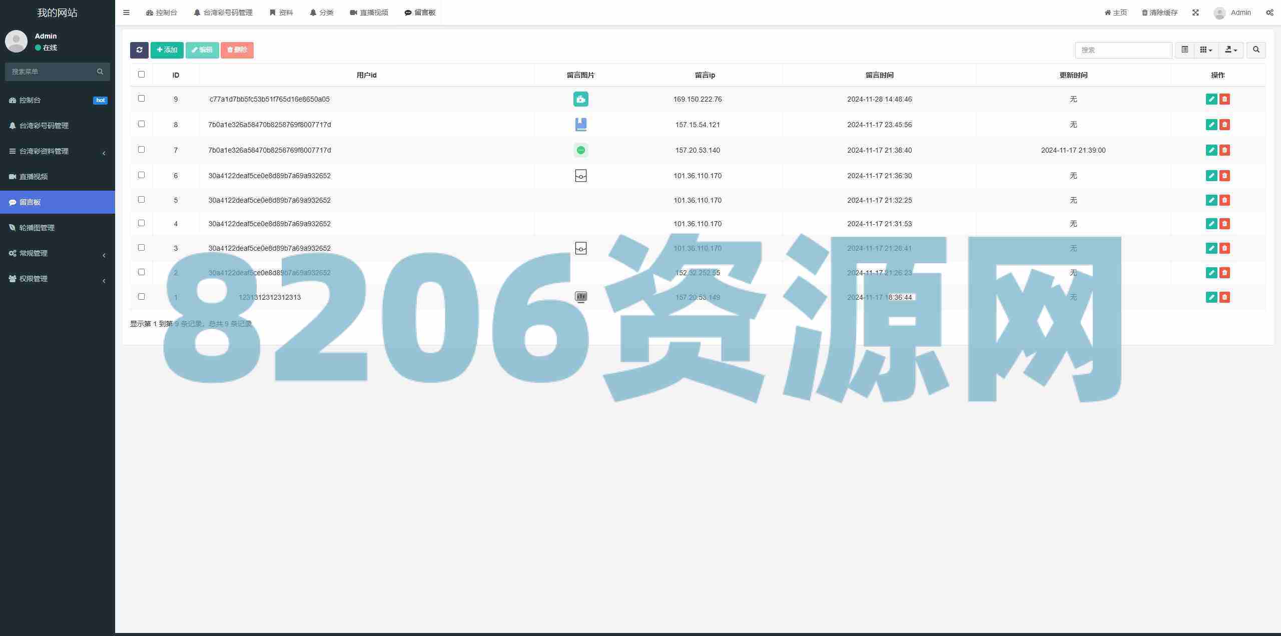 新版六/合/彩开/奖网/心水资料/带留言板功能/前端uniapp